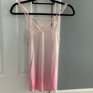 Pink ombré tank top